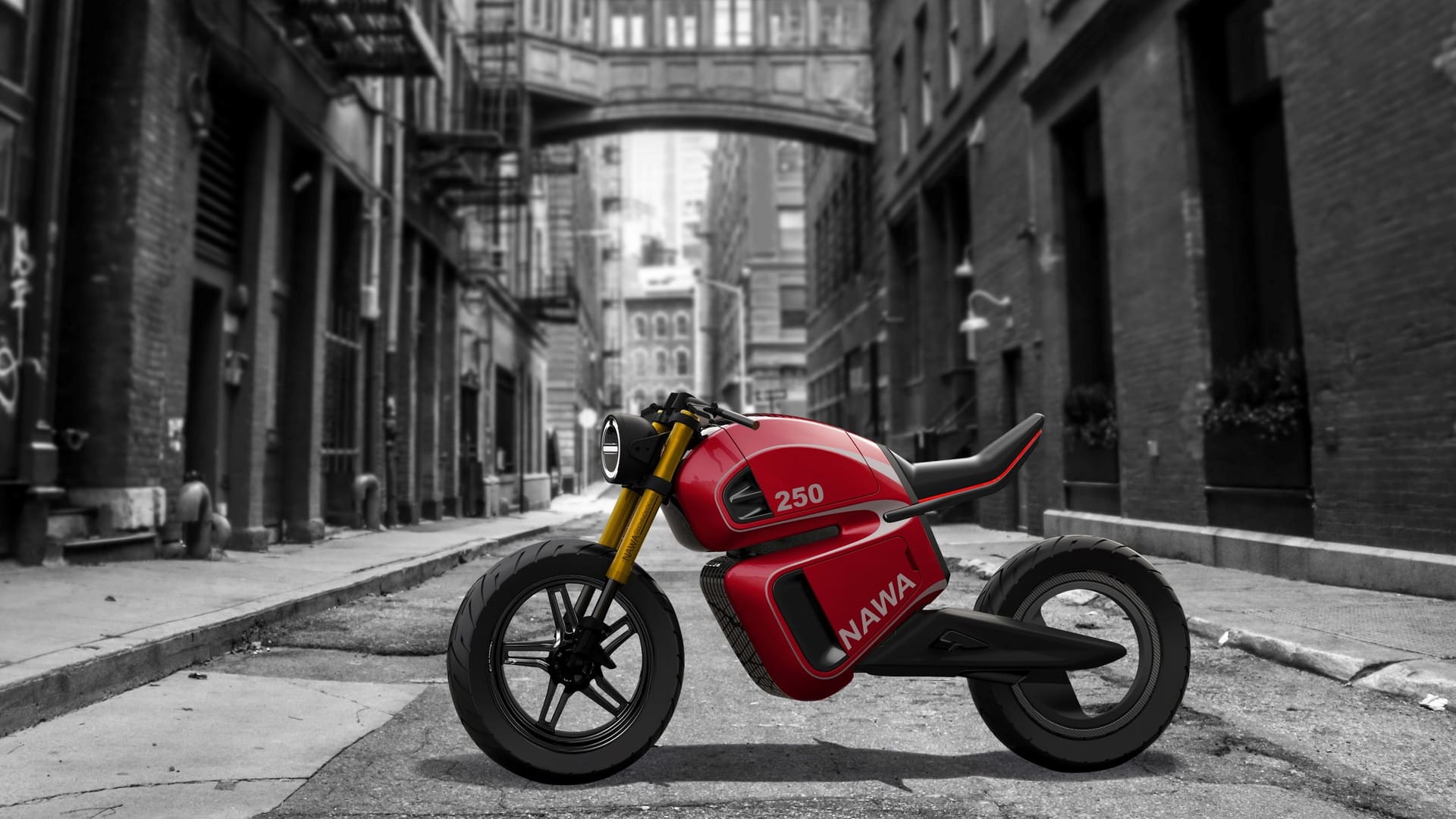 NAWA Racer electric motorcycle concept.