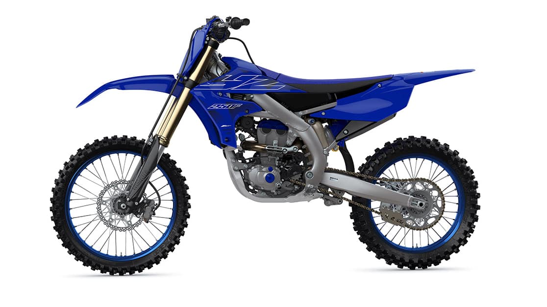 2022 Yamaha YZ250F electric motocross platform.