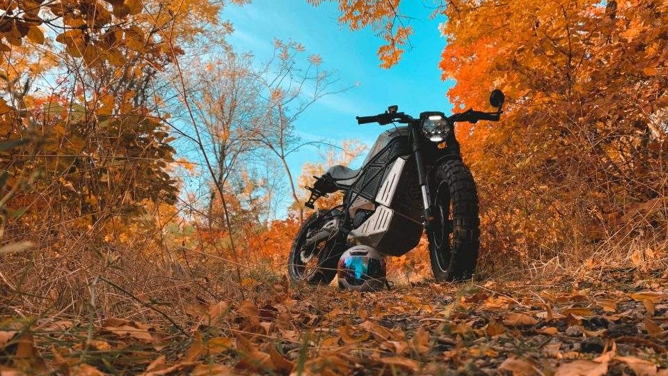 Emgo Scramper sitting in a field in the fall.