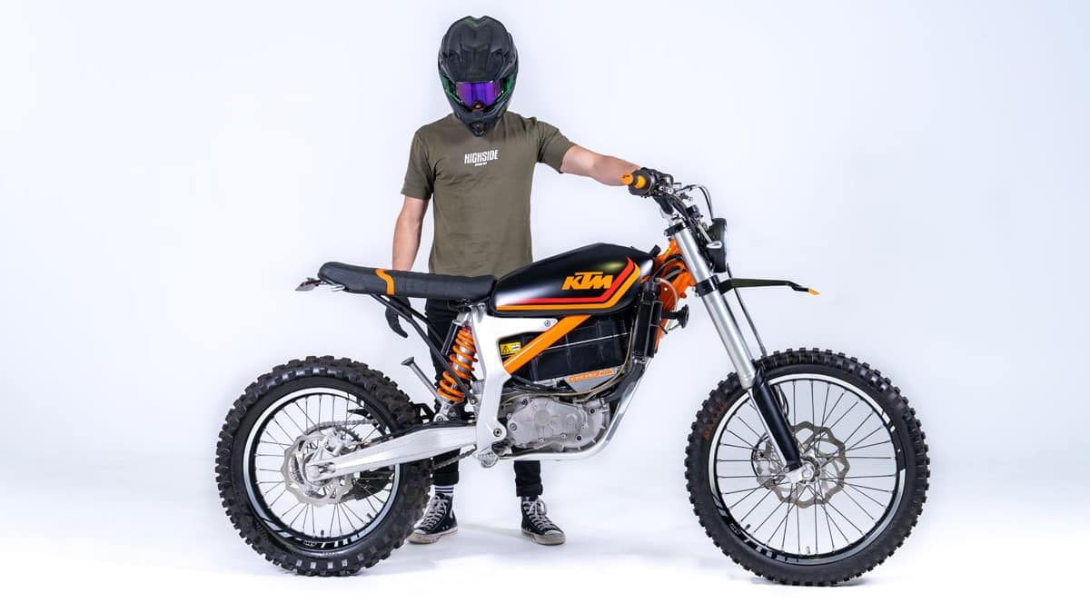 GRID Scrambler KTM freeride custom motorcycle.