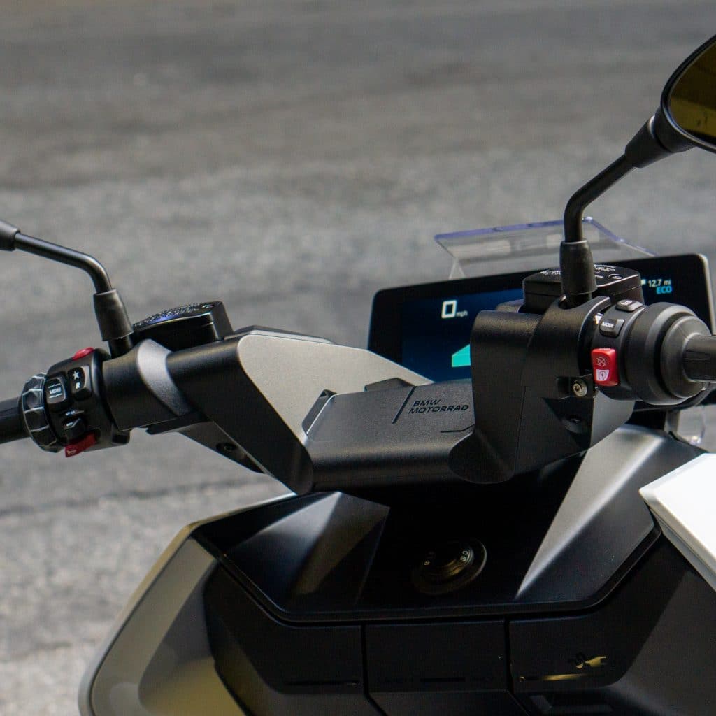 BMW CE-04 electric scooter handlebars