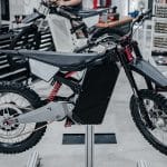 graft eo12 electric dirtbike on the production floor.