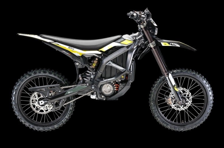Surron Ultra Bee White Electric Bike 74v 55Ah Battery Electric Cycle Rider