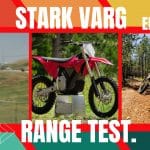 Stark Varg Battery Range Test