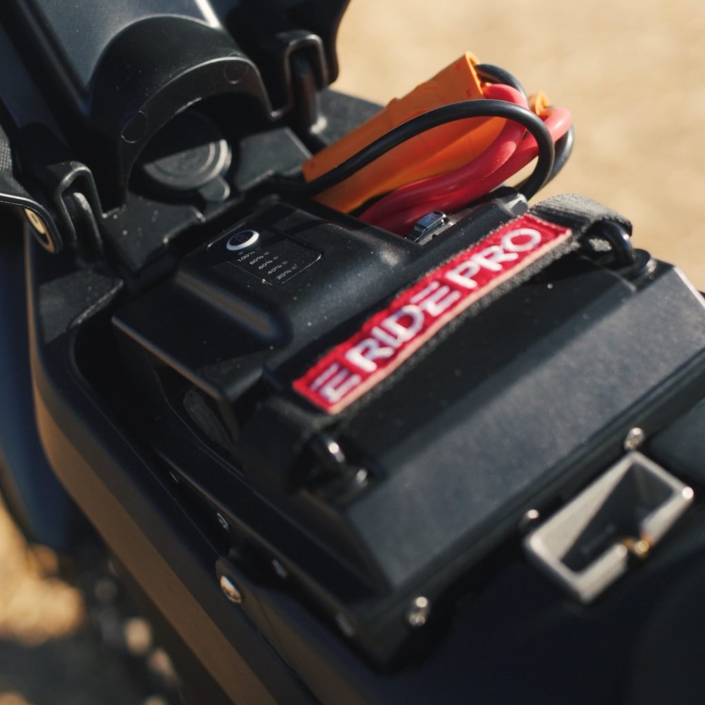 E Ride Pro Battery range vs power