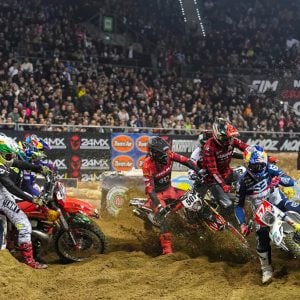 Stark Future rider Eddie Karlsson battles it out for the manufacturer's title at round 6 of the 2026 FIM SuperEnduro World Championship.