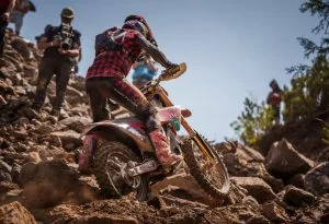 Stark Varg tackles a rocky uphill at Redbull Erzbergrodeo 2026.